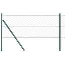 Hexagonal hegnsgrundfiks 10 x 0,6 m PVC-belagt stål Grøn Mesh