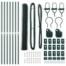 Hexagonal hegnsgrundfiks 10 x 1,4 m PVC-belagt stål Grøn Mesh