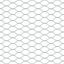 Hexagonal hegnsgrundfiks 10 x 1,5 m PVC-belagt stål Grøn Mesh