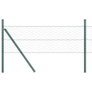 Hexagonal hegnsgrundfiks 50 x 1,2 m PVC-belagt stål Grøn Mesh
