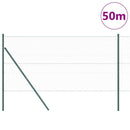 Hexagonal hegnsgrundfiks 50 x 1,4 m PVC-belagt stål Grøn Mesh