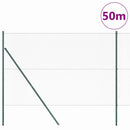 Hexagonal hegnsgrundfiks 50 x 1,5 m PVC-belagt stål Grøn Mesh