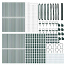 Hexagonal hegnsgrundfiks 100 x 1,5 m PVC-belagt stål Grøn Mesh
