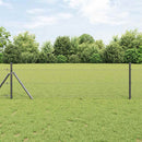 Hexagonal hegnsgrundfiks 10 x 0,4 m PVC-belagt stål Grå Mesh