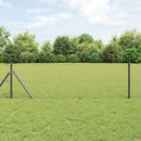 Hexagonal hegnsgrundfiks 10 x 0,6 m PVC-belagt stål Grå Mesh