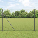 Hexagonal hegnsgrundfiks 10 x 1,6 m PVC-belagt stål Grå Mesh