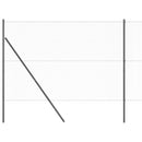 Hexagonal hegnsgrundfiks 10 x 1,6 m PVC-belagt stål Grå Mesh