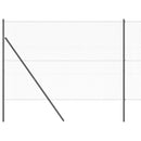 Hexagonal hegnsgrundfiks 10 x 1,6 m PVC-belagt stål Grå Mesh