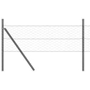Hexagonal hegnsgrundfiks 25 x 0,5 m PVC-belagt stål Grå Mesh