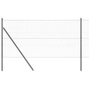 Hexagonal hegnsgrundfiks 25 x 1 m PVC-belagt stål Grå Mesh