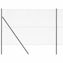 Hexagonal hegnsgrundfiks 25 x 1,6 m PVC-belagt stål Grå Mesh
