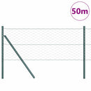 Hexagonal hegnsgrundfiks 50 x 0,6 m PVC-belagt stål Grå Mesh