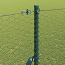 Hexagonal hegnsgrundfiks 50 x 1,5 m PVC-belagt stål Grå Mesh