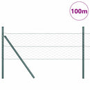 Hexagonal hegnsgrundfiks 100 x 0,5 m PVC-belagt stål Grå Mesh
