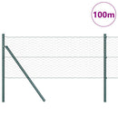 Hexagonal hegnsgrundfiks 100 x 0,6 m PVC-belagt stål Grå Mesh