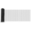 Hexagonal hegnsgrundfiks 100 x 0,8 m PVC-belagt stål Grå Mesh