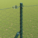 Hexagonal hegnsgrundfiks 100 x 1,5 m PVC-belagt stål Grå Mesh