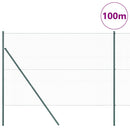 Hexagonal hegnsgrundfiks 100 x 1,6 m PVC-belagt stål Grå Mesh