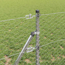 Hexagonal hegnsgrundfiks 10 x 0,6 m Galvaniseret stål Sølv Mesh
