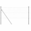 Hexagonal hegnsgrundfiks 10 x 0,6 m Galvaniseret stål Sølv Mesh