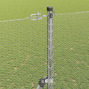 Hexagonal hegnsgrundfiks 10 x 1,5 m Galvaniseret stål Sølv Mesh