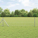 Hexagonal hegnsgrundfiks 25 x 0,4 m Galvaniseret stål Sølv Mesh
