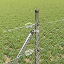 Hexagonal hegnsgrundfiks 50 x 0,4 m Galvaniseret stål Sølv Mesh