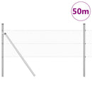 Hexagonal hegnsgrundfiks 50 x 0,8 m Galvaniseret stål Sølv Mesh