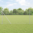 Hexagonal hegnsgrundfiks 50 x 1,2 m Galvaniseret stål Sølv Mesh