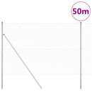 Hexagonal hegnsgrundfiks 50 x 1,5 m Galvaniseret stål Sølv Mesh