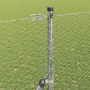 Hexagonal hegnsgrundfiks 50 x 1,6 m Galvaniseret stål Sølv Mesh