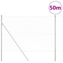 Hexagonal hegnsgrundfiks 50 x 1,6 m Galvaniseret stål Sølv Mesh