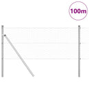 Hexagonal hegnsgrundfiks 100 x 0,6 m Galvaniseret stål Sølv