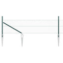 Sekskantet hegn med stolpe 10 x 0,5 m PVC-belagt stål Grøn Mesh
