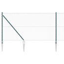 Sekskantet hegn med stolpe 10 x 1,2 m PVC-belagt stål Grøn Mesh