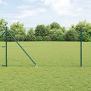 Sekskantet hegn med stolpe 10 x 1,2 m PVC-belagt stål Grøn Mesh