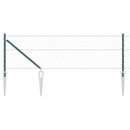 Sekskantet hegn med stolpe 100 x 0,6 m PVC-belagt stål Grøn