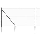Sekskantet hegn med stolpe 10 x 1,2 m PVC-belagt stål Grå Mesh