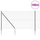 Sekskantet hegn med stolpe 100 x 1,2 m PVC-belagt stål Grå Mesh