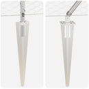 Sekskantet hegn med stolpe 100 x 0,8 m Galvaniseret stål Sølv