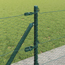 Hexagonal hegn med betonbund 10 x 0,6 m PVC-belagt stål Grøn