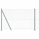 Hexagonal hegn med betonbund 10 x 1,5 m PVC-belagt stål Grøn