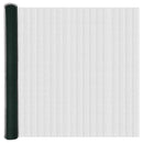 Hexagonal hegn med betonbund 10 x 1,5 m PVC-belagt stål Grøn