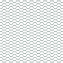 Hexagonal hegn med betonbund 10 x 1,6 m PVC-belagt stål Grøn