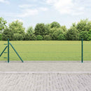 Hexagonal hegn med betonbund 50 x 0,5 m PVC-belagt stål Grøn