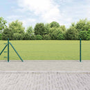 Hexagonal hegn med betonbund 50 x 0,5 m PVC-belagt stål Grøn