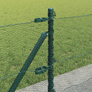 Hexagonal hegn med betonbund 50 x 0,6 m PVC-belagt stål Grøn