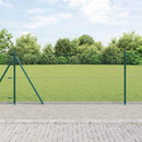 Hexagonal hegn med betonbund 50 x 1 m PVC-belagt stål Grøn Mesh