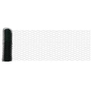Hexagonal hegn med betonbund 100 x 0,5 m PVC-belagt stål Grøn