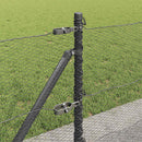 Hexagonal hegn med betonbund 10 x 0,4 m PVC-belagt stål Grå